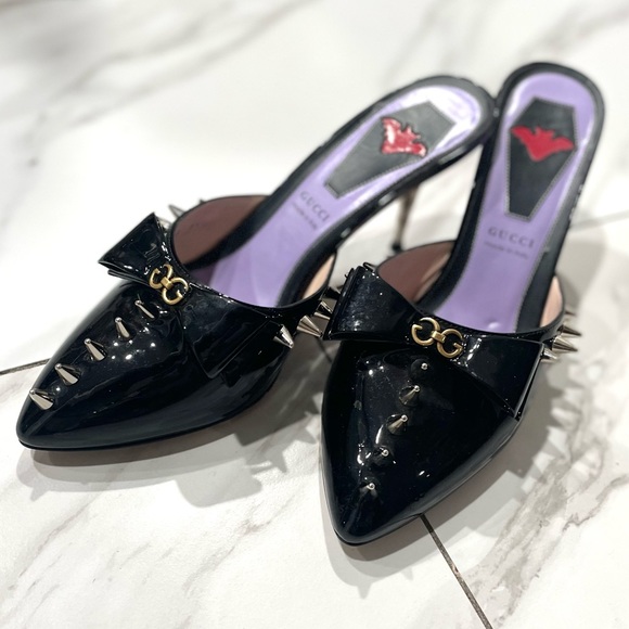 Gucci Shoes - 💯Authentic GUCCI Studded Mules! ♥️🖤♥️🖤